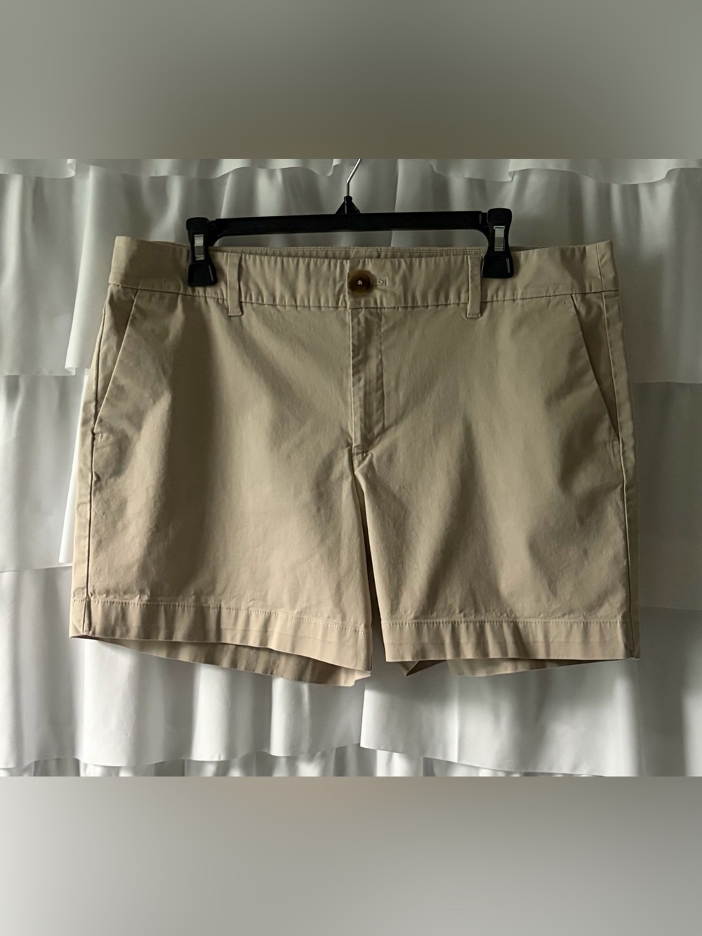 Ann Taylor Factory Khaki Beige Tailored Shorts